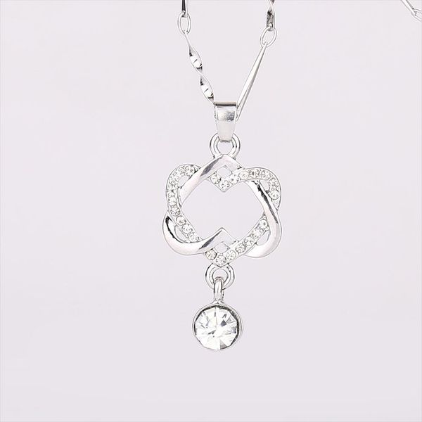 xiufen fashion women pendant necklace silver rose gold color lovers double love shape winding fashion necklace female jewelry
xiufen fashion women pendant necklace silver rose gold color lovers double love shape winding fashion necklace female jewelry