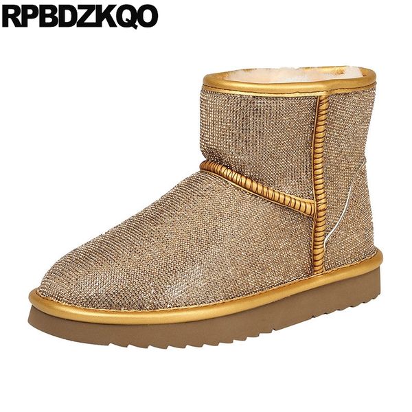 diamond crystal shoes real fur bling gold sparkly booties sheepskin ankle brand women winter boots genuine leather high quality, Black
diamond crystal shoes real fur bling gold sparkly booties sheepskin ankle brand women winter boots genuine leather high quality, Black