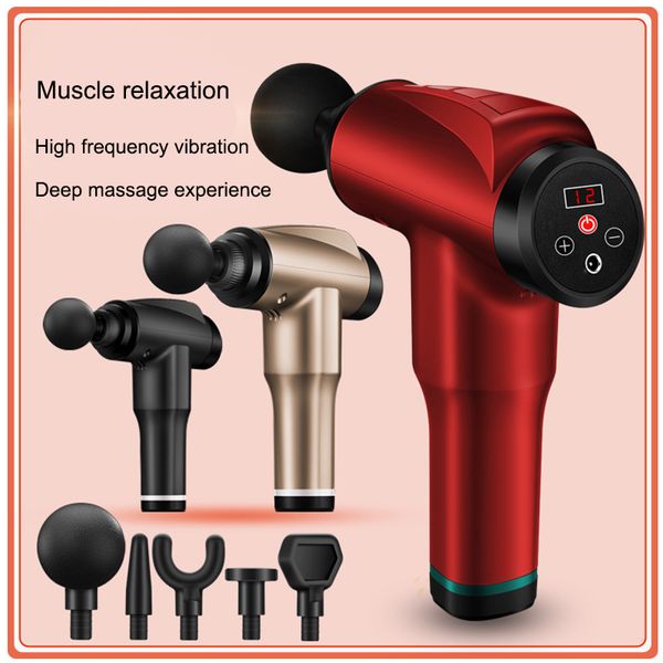 body massage gun therapist massageador muscle relaxation pain relief slimming shaping fitness massager with 5 heads
body massage gun therapist massageador muscle relaxation pain relief slimming shaping fitness massager with 5 heads
