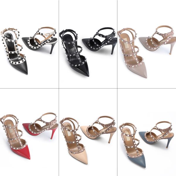 design shoe women high heels dress shoes party fashion rivets girls pointed toe shoes buckle platform pumps wedding shoes with shoe box, Black
design shoe women high heels dress shoes party fashion rivets girls pointed toe shoes buckle platform pumps wedding shoes with shoe box, Black