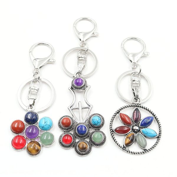 wholesale 10 pcs silver plated circle lobster clasp flower of life 7 colors quartz stone key chain healing chakra jewel, Slivery;golden
wholesale 10 pcs silver plated circle lobster clasp flower of life 7 colors quartz stone key chain healing chakra jewel, Slivery;golden