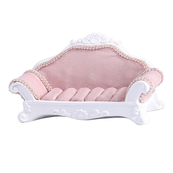 pink lace sofa shape ring earring studs jewelry display storage showcase, Black;white
pink lace sofa shape ring earring studs jewelry display storage showcase, Black;white