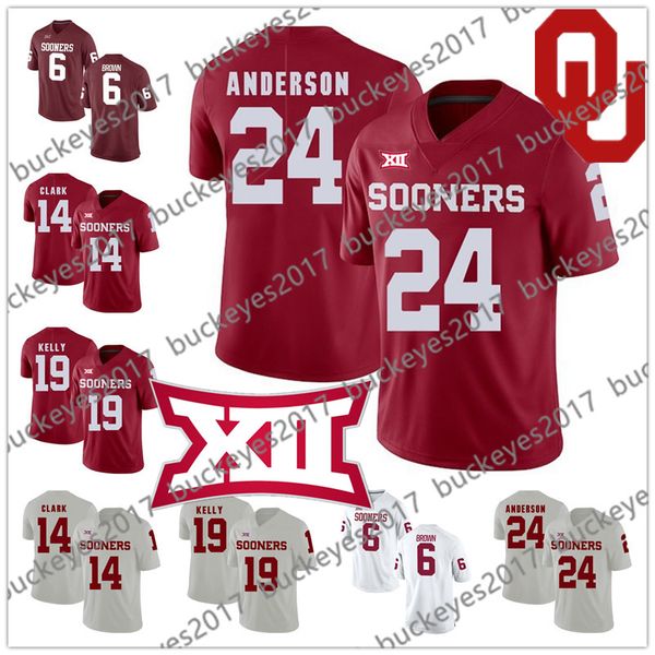 oklahoma sooners #24 rodney anderson 6 tre brown 14 reece clark 19 caleb kelly red white stitched 2019 ncaa college football jerseys s-3xl, Black
oklahoma sooners #24 rodney anderson 6 tre brown 14 reece clark 19 caleb kelly red white stitched 2019 ncaa college football jerseys s-3xl, Black