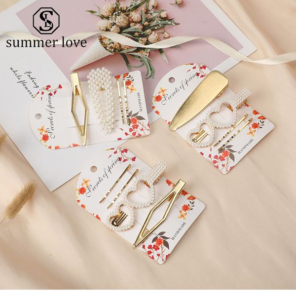 2019 new 3pcs/set pearl heart hair clip ponytail for women fashion beautiful hairpins accessories korean hair clip crystal elegant hairpin, Golden;silver
2019 new 3pcs/set pearl heart hair clip ponytail for women fashion beautiful hairpins accessories korean hair clip crystal elegant hairpin, Golden;silver