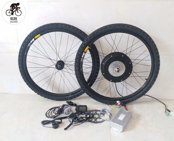 kalosse 20/24/26/27.5/29 electrical bike 135mm mountain bike motor 48v 1000w electric child wheel+contoller+lcd
kalosse 20/24/26/27.5/29 electrical bike 135mm mountain bike motor 48v 1000w electric child wheel+contoller+lcd