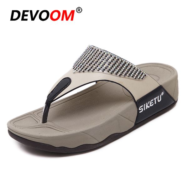 fashion office ladies flip flops leather thick wedge slippers platform flip flop women new 2019 summer house slippers big size, Black
fashion office ladies flip flops leather thick wedge slippers platform flip flop women new 2019 summer house slippers big size, Black