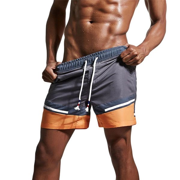 

men's beach shorts swim trunks summer men swimwear swimsuit bathing athletic outdoor wear surf boxer brief homme dropship#0624