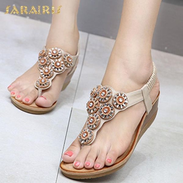 sarairis 2020 new design wedge heels summer sandals woman shoes dropship elastic band flower casual shoes women sandals, Black
sarairis 2020 new design wedge heels summer sandals woman shoes dropship elastic band flower casual shoes women sandals, Black
