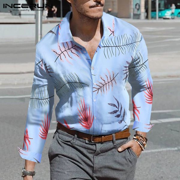 fashion men hawaiian shirt vacation printed long sleeve 2019 button up streetwear camisa breathable mens leisure shirts incerun, White;black
fashion men hawaiian shirt vacation printed long sleeve 2019 button up streetwear camisa breathable mens leisure shirts incerun, White;black