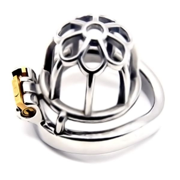 metal cage men device arc-ring g251d with chastity lock male plum blossom head cock cage for 40/45/50mm chastity dodlo 
metal cage men device arc-ring g251d with chastity lock male plum blossom head cock cage for 40/45/50mm chastity dodlo