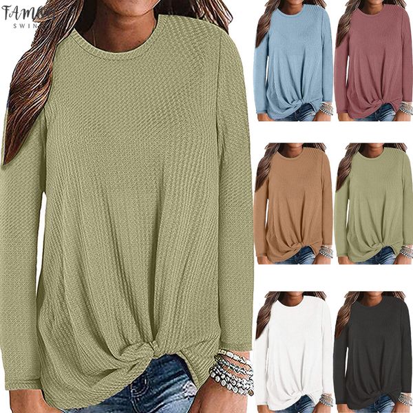 chiffon blouse womens casual long sleeve autumn knot waffle knit tunic blouse cute shirts winner girl lady 729, White
chiffon blouse womens casual long sleeve autumn knot waffle knit tunic blouse cute shirts winner girl lady 729, White