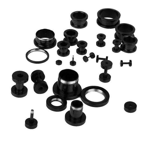 cool black stainless steel flesh tunnels double flare ear plugs ear expander, Slivery;golden
cool black stainless steel flesh tunnels double flare ear plugs ear expander, Slivery;golden