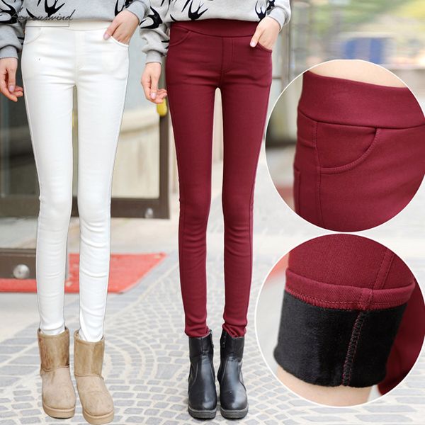 autumn winter women pants velvet thickening trousers plus size s xxxl 5 pants colors female warm trousers dropshipping, Black;white
autumn winter women pants velvet thickening trousers plus size s xxxl 5 pants colors female warm trousers dropshipping, Black;white