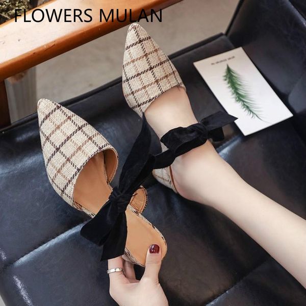 plaid cotton cloth women mules pointed toe slip on zapatos de mujer chunky heels loafers chic black butterfly-knot shoes woman, Black;white
plaid cotton cloth women mules pointed toe slip on zapatos de mujer chunky heels loafers chic black butterfly-knot shoes woman, Black;white