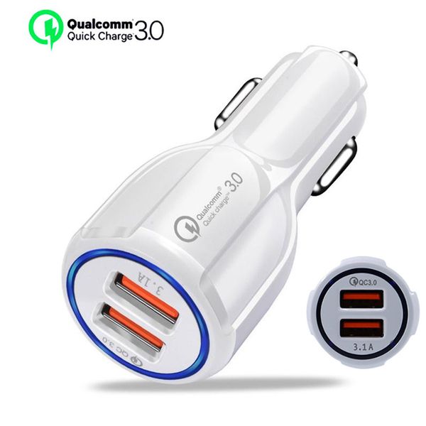 car charger phone quick charge charger qc 3.0 usb sports fast dual charging car adapter  double usb with led aperture
car charger phone quick charge charger qc 3.0 usb sports fast dual charging car adapter  double usb with led aperture