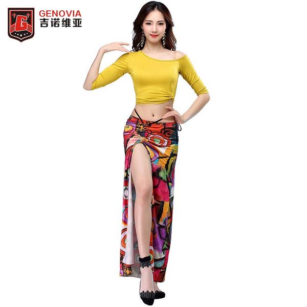 2019 new model belly dance costume 2pcs set skirt women club stage costume, Black;red
2019 new model belly dance costume 2pcs set skirt women club stage costume, Black;red