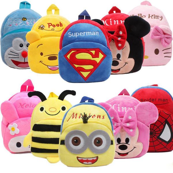 

New cute cartoon plu h backpack kid plu h backpack toy mini chool bag children gift kindergarten boy girl baby tudent bag hipping