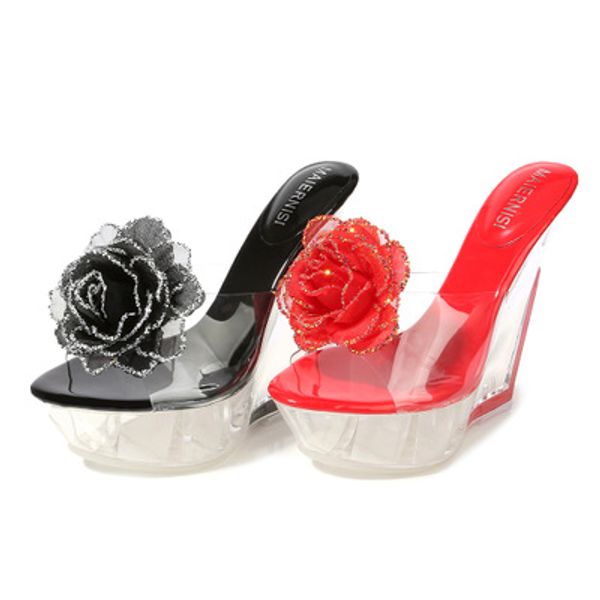 feiyitu women 10cm slippers peep toe summer pvc transparent shoes lady sandals clear slippers slides shallow high heels eu 35-44, Black
feiyitu women 10cm slippers peep toe summer pvc transparent shoes lady sandals clear slippers slides shallow high heels eu 35-44, Black