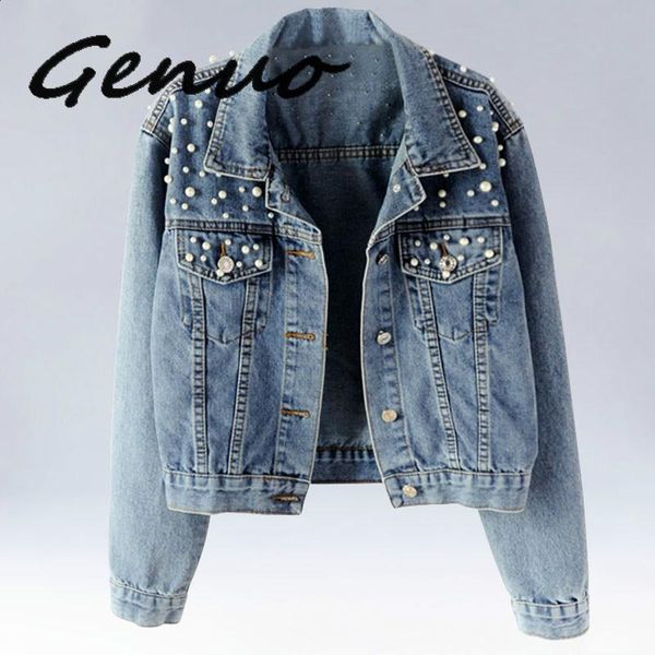 plus size pearl beading short denim jackets 3xl 5xl women white wash long sleeve vintage casual jean jacket bomber denim coat, Black;brown
plus size pearl beading short denim jackets 3xl 5xl women white wash long sleeve vintage casual jean jacket bomber denim coat, Black;brown