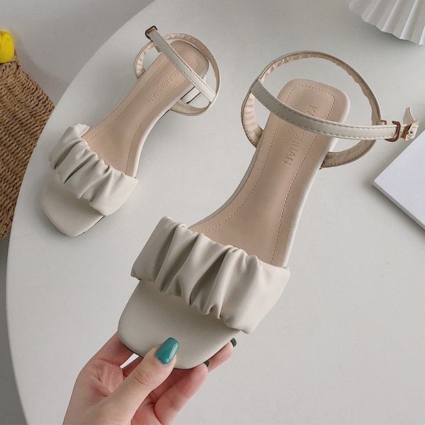 2020 summer woman buckle strap sandals square toe dress shoes slides high heel design wedge platform women beige sandals, Black
2020 summer woman buckle strap sandals square toe dress shoes slides high heel design wedge platform women beige sandals, Black