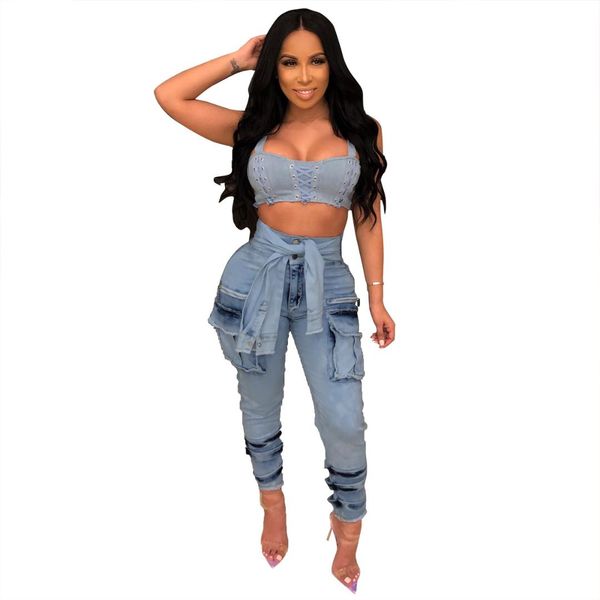 2019 new summer women tie high waist with pocket pencil long jeans vintage fashion denim pants classic regular pants q255, Blue
2019 new summer women tie high waist with pocket pencil long jeans vintage fashion denim pants classic regular pants q255, Blue