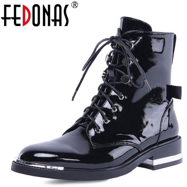 fedonas new arrival women ankle boots autumn winter warm high heels shoes woman cross-tied genuine leather punk motorcycle boots, Black
fedonas new arrival women ankle boots autumn winter warm high heels shoes woman cross-tied genuine leather punk motorcycle boots, Black