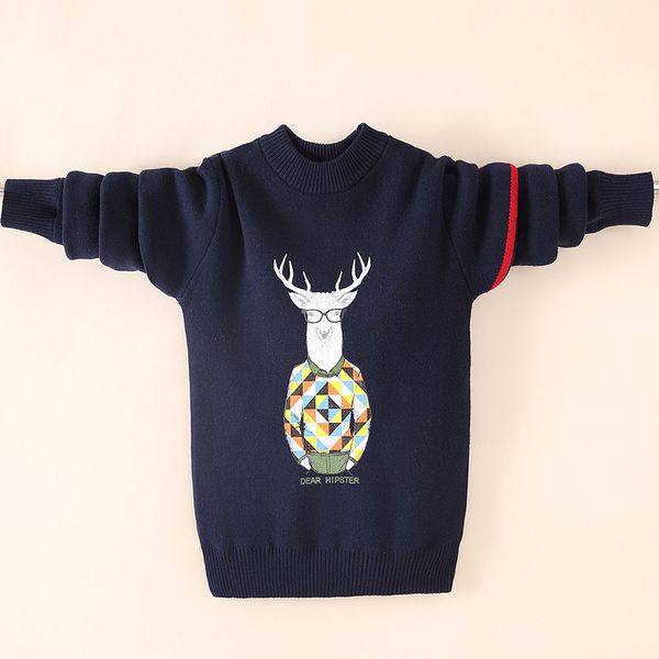 2019 winter knit bottoming shirt boy's clothing o-neck pullover sweater winter keep warm kids clothes children's sweater, Blue
2019 winter knit bottoming shirt boy's clothing o-neck pullover sweater winter keep warm kids clothes children's sweater, Blue