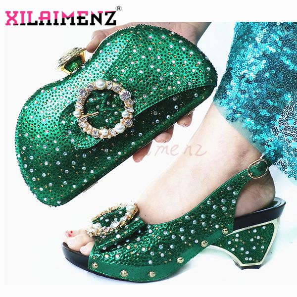 ins selling lady italian peep toe shoes and purse set italian style square heels sandals shoes and bag for fashion party, Black
ins selling lady italian peep toe shoes and purse set italian style square heels sandals shoes and bag for fashion party, Black