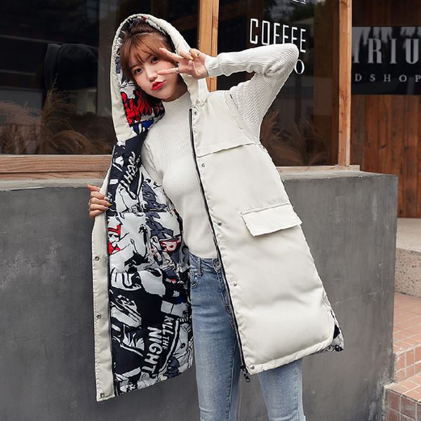 plus size xxxl 2019 winter coats women ladies gilet colete feminino casual waistcoat female sleeveless down cotton vests jackets, Black;white
plus size xxxl 2019 winter coats women ladies gilet colete feminino casual waistcoat female sleeveless down cotton vests jackets, Black;white