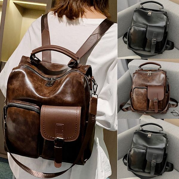 ocardian backpack bags for women 2019 new retro fashion zipper ladies backpack pu school bag shoulder bag o17
ocardian backpack bags for women 2019 new retro fashion zipper ladies backpack pu school bag shoulder bag o17