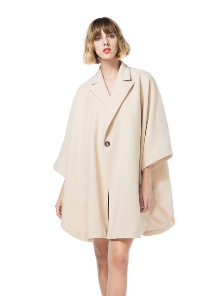 maternity solid wool poncho cape vintage soft loose fitting cardigan lapel collar worsted poncho coat 1 button, White
maternity solid wool poncho cape vintage soft loose fitting cardigan lapel collar worsted poncho coat 1 button, White