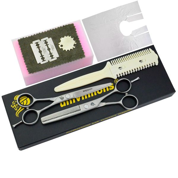 5.5 inch hair cutting scissors thinning scissors kit hairdressing shears barbers hair clipper hairstylist razor salon tools
5.5 inch hair cutting scissors thinning scissors kit hairdressing shears barbers hair clipper hairstylist razor salon tools