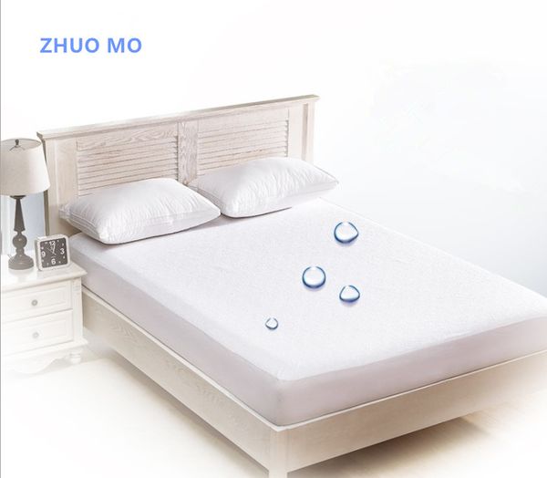 zhuo mo new white bed cover mattress protector waterproof bed sheet with elastic for home bedroom mattress cover
zhuo mo new white bed cover mattress protector waterproof bed sheet with elastic for home bedroom mattress cover