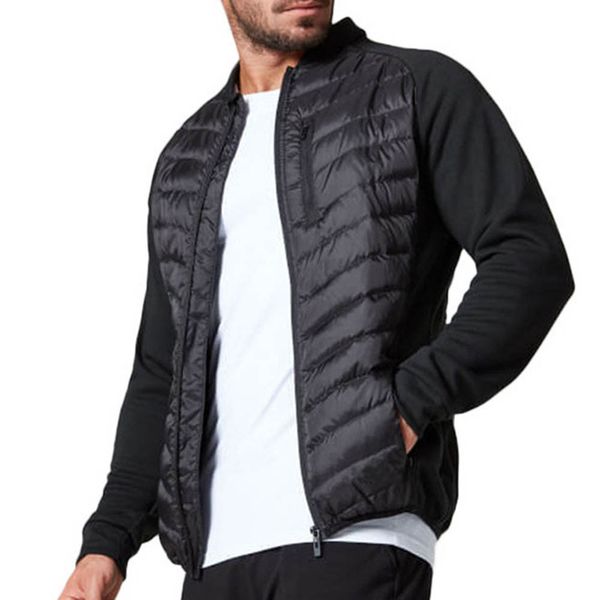 2018 autumn winter men's coat warm cotton slim fitness coat sports padded male parka solid zipper men jacket, Black
2018 autumn winter men's coat warm cotton slim fitness coat sports padded male parka solid zipper men jacket, Black