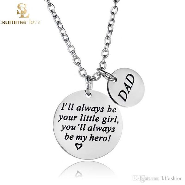 stainless steel dad i'll always be your little girl keyring necklace for men daddy's father's day birthday jewelry gift, Silver
stainless steel dad i'll always be your little girl keyring necklace for men daddy's father's day birthday jewelry gift, Silver