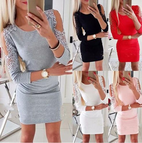 2019 новое платье сексуальная мода женщины с плеча с кружевом лоскутное с длинным рукавом bodycon вечернее платье мини карандаш женщины, Black;gray
2019 новое платье сексуальная мода женщины с плеча с кружевом лоскутное с длинным рукавом bodycon вечернее платье мини карандаш женщины, Black;gray