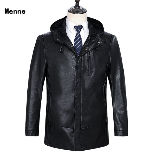 men can take off hats, large size leather jackets, business casual leather jackets, fashionable microfiber, Black
men can take off hats, large size leather jackets, business casual leather jackets, fashionable microfiber, Black
