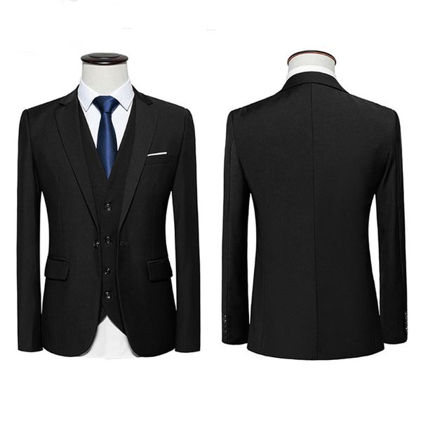 three piece men suits for wedding party groom tuxedos notched lapel latest design blazer man clothing, Black;gray
three piece men suits for wedding party groom tuxedos notched lapel latest design blazer man clothing, Black;gray