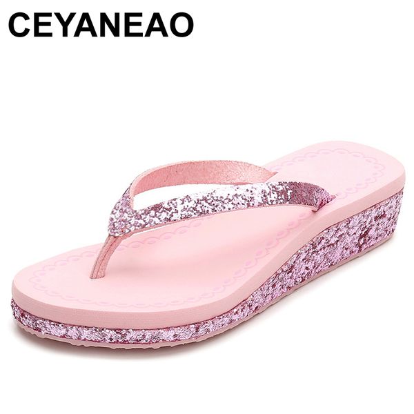 ceyaneao 2019sandals with rhinestones beach flip flops summer shoes with wedges rhinestones slipon flip flops women's shoes, Black
ceyaneao 2019sandals with rhinestones beach flip flops summer shoes with wedges rhinestones slipon flip flops women's shoes, Black