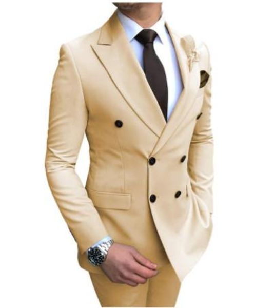 handsome double-breasted champagne groom tuxedos peak lapel men suits 2 pieces wedding/prom/dinner blazer (jacket+pants+tie) w869, Black;gray
handsome double-breasted champagne groom tuxedos peak lapel men suits 2 pieces wedding/prom/dinner blazer (jacket+pants+tie) w869, Black;gray