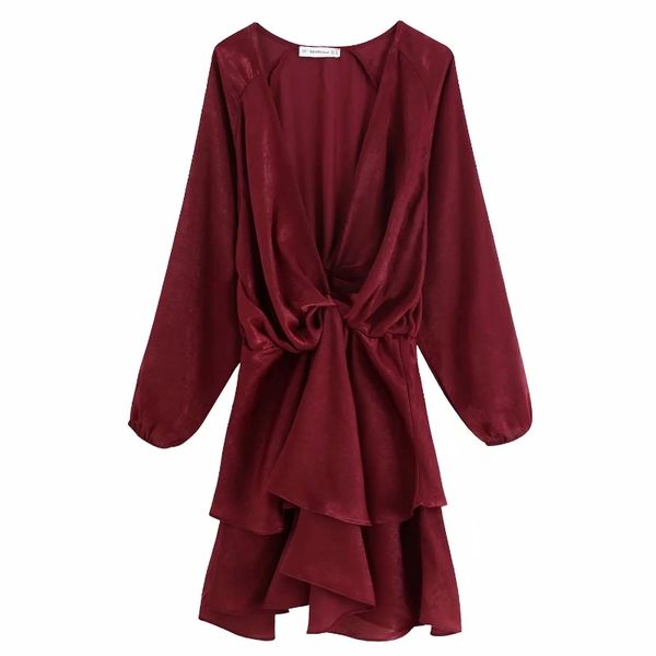 2019 women elegant cross v neck knotted casual a line dress female long sleeve cascading ruffles vestidos autumn dresses ds2795, Black;gray
2019 women elegant cross v neck knotted casual a line dress female long sleeve cascading ruffles vestidos autumn dresses ds2795, Black;gray