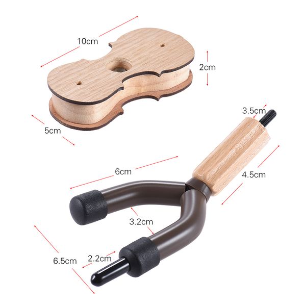 hardwood violin hanger hook with bow holder for home & studio wall mount violin accessories
hardwood violin hanger hook with bow holder for home & studio wall mount violin accessories