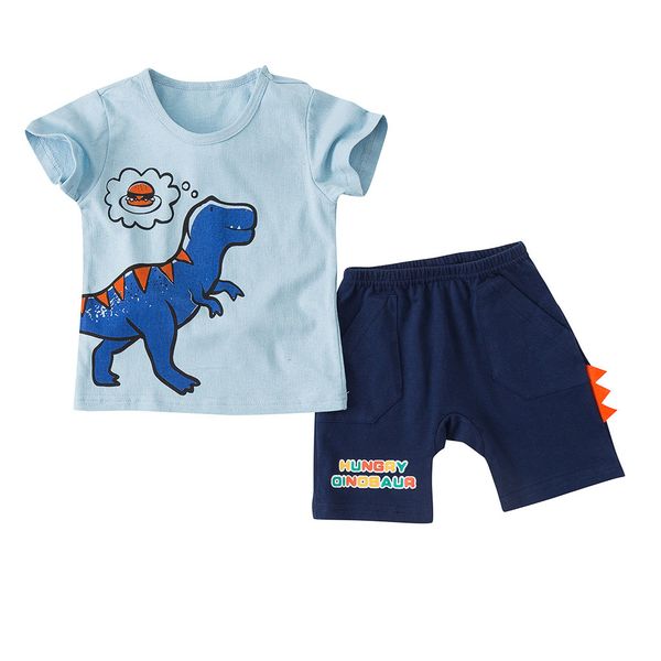 summer baby kid girl boy clothes toddler dinosaur short sleeve t-shirt +shorts 2pc outfits set, White
summer baby kid girl boy clothes toddler dinosaur short sleeve t-shirt +shorts 2pc outfits set, White