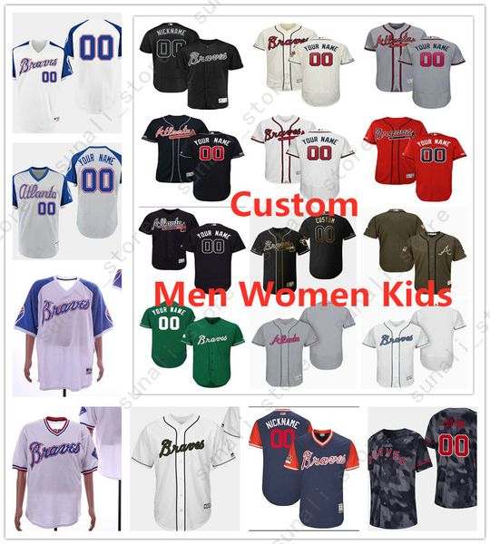 Custom Men Women Kids Atlanta 7 Dansby Swanson 22 Nick Markakis 49 Julio Teheran 15 Sean Newcomb 60 Keuchel 25 Tyler Flowers Braves Jerseys 
Custom Men Women Kids Atlanta 7 Dansby Swanson 22 Nick Markakis 49 Julio Teheran 15 Sean Newcomb 60 Keuchel 25 Tyler Flowers Braves Jerseys