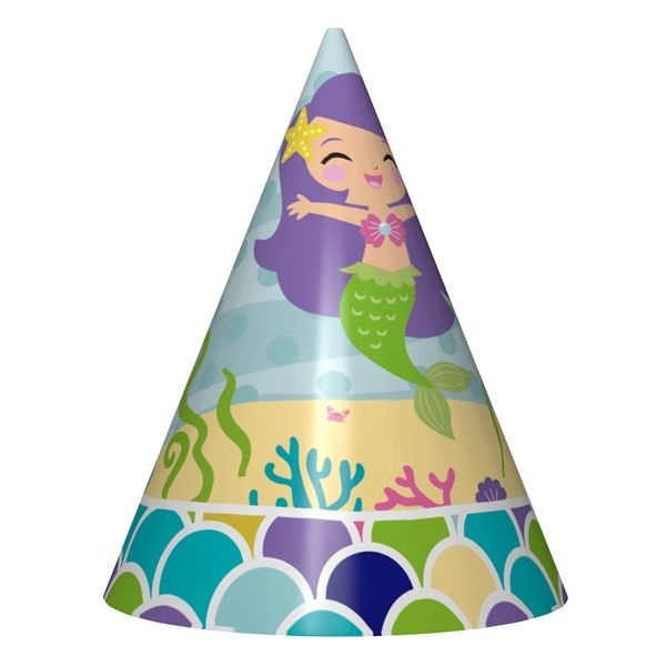 6pcs/set new cartoon little mermaid theme party hats for kids happy birthday party decorations children caps supplies
6pcs/set new cartoon little mermaid theme party hats for kids happy birthday party decorations children caps supplies