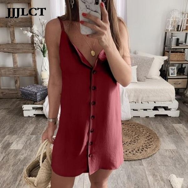 2020 spring dress ladies single-breasted lace camisole skirt 5 color sleeveless summer, Black;gray
2020 spring dress ladies single-breasted lace camisole skirt 5 color sleeveless summer, Black;gray