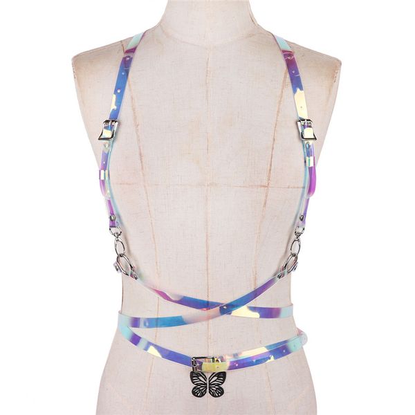 tiaobug women men chest harness costume bondage punk holographic belt rainbow harness caged straps waist belt, Red;black
tiaobug women men chest harness costume bondage punk holographic belt rainbow harness caged straps waist belt, Red;black