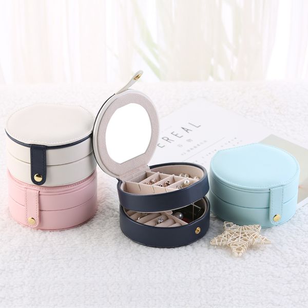 4styles travel jewelry box portable pu round creative storage box necklace ear studs earrings small jewelrys display bag ffa2424-1, Black;white
4styles travel jewelry box portable pu round creative storage box necklace ear studs earrings small jewelrys display bag ffa2424-1, Black;white