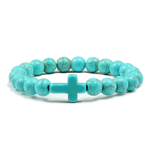 8mm prayer beads natural stone green blue turquoises bracelets for women jesus cross charms elasticity yoga bracelet men jewelry, Black
8mm prayer beads natural stone green blue turquoises bracelets for women jesus cross charms elasticity yoga bracelet men jewelry, Black