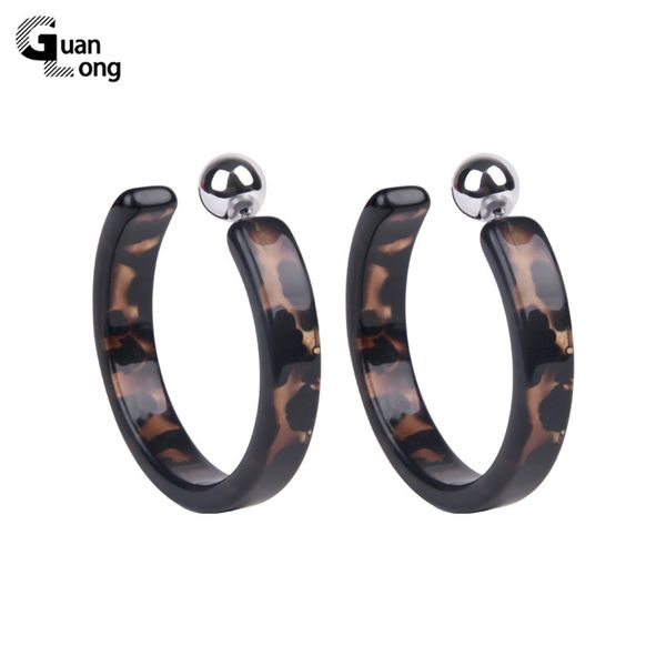 guanlong trendy long circle leopard acetic resin fashion earrings for women big geometric acrylic drop earring jewelry brincos, Silver
guanlong trendy long circle leopard acetic resin fashion earrings for women big geometric acrylic drop earring jewelry brincos, Silver